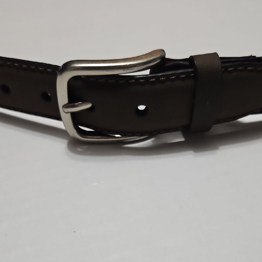 Men's Dark Brown Imitation Leather Belt Size 36